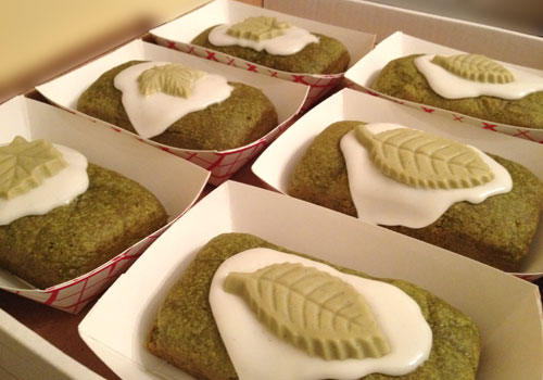 green tea cakes